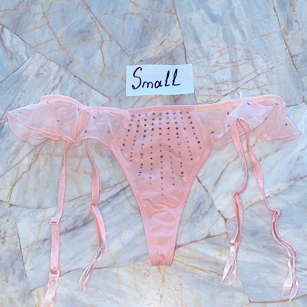 Victoria’s Secret ‎ Very Sexy Low - Rise Thong Garter Waist Belt Small